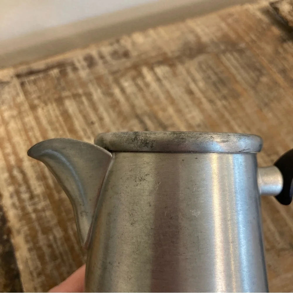 Vintage Stieff Pewter P1-23 Coffee or Tea Pot with Sugar and Creamer Set